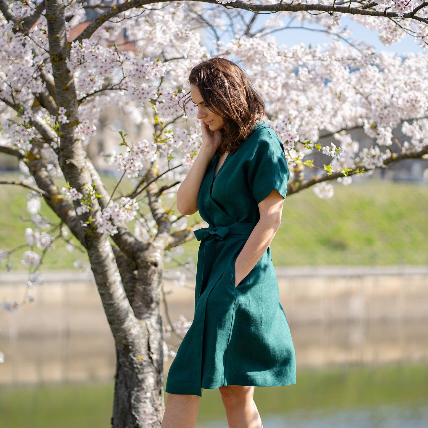 Eloisa Linen Dress