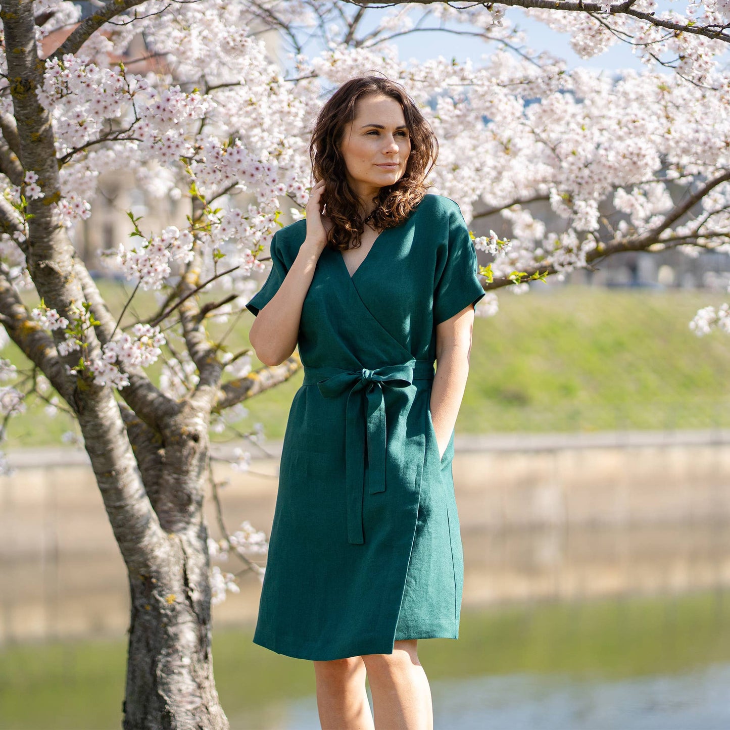 Eloisa Linen Dress
