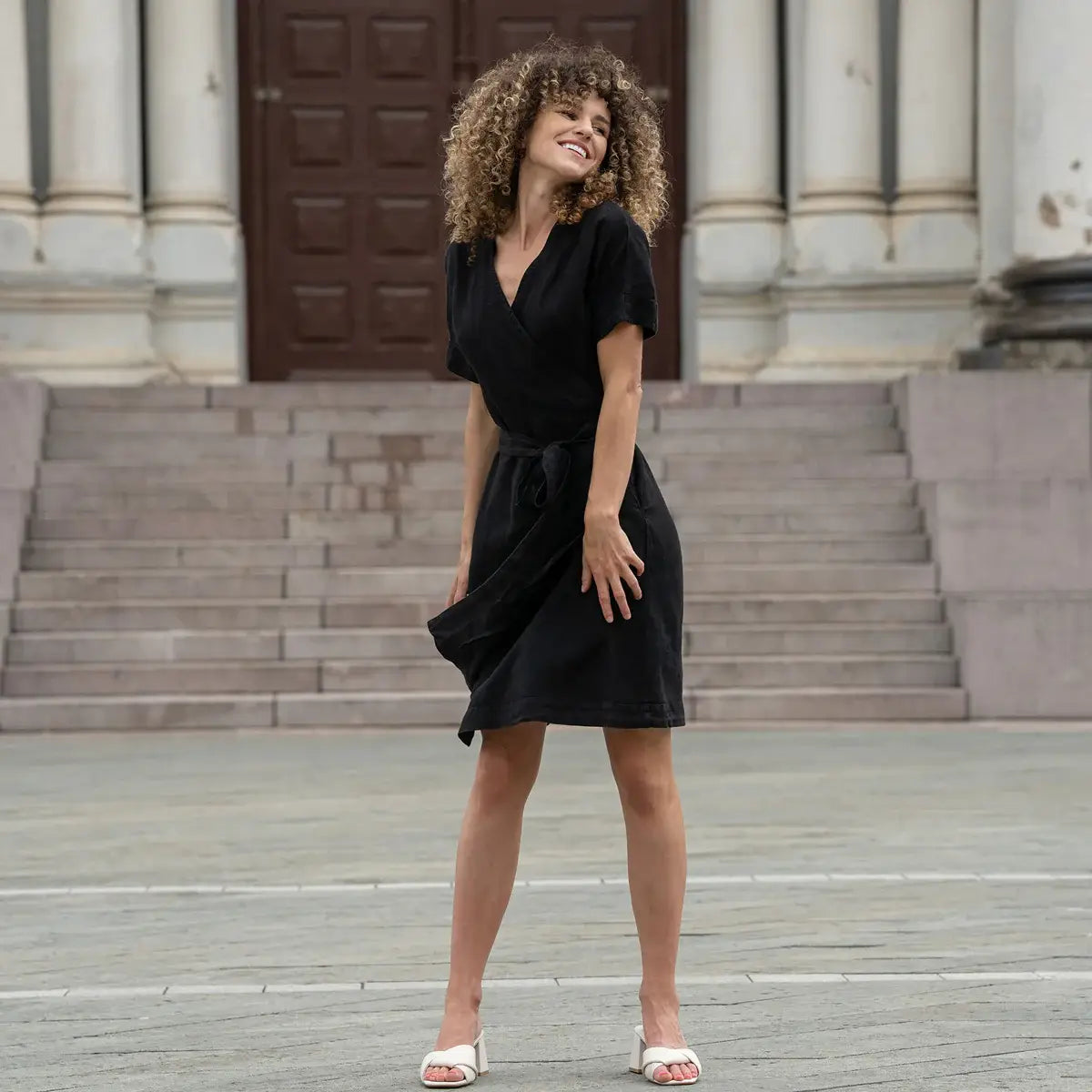 Eloisa Linen Dress