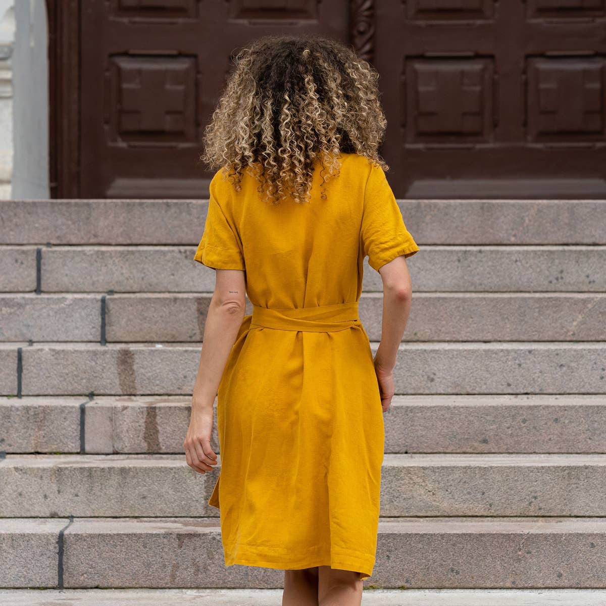 Eloisa Linen Dress