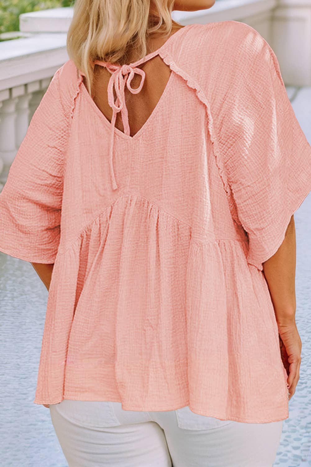 Lucia Plus Babydoll Blouse