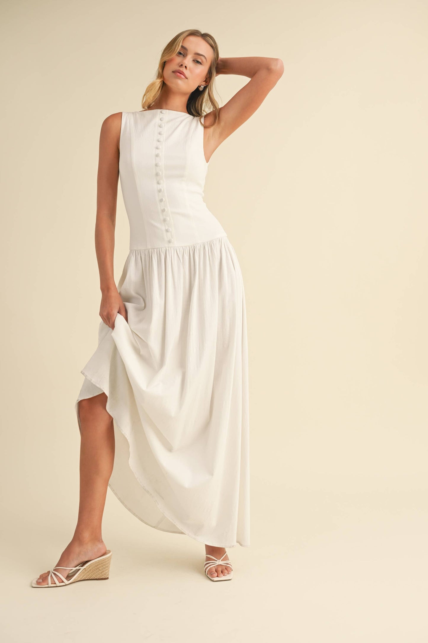Seraphina Line Drop Waist Dress