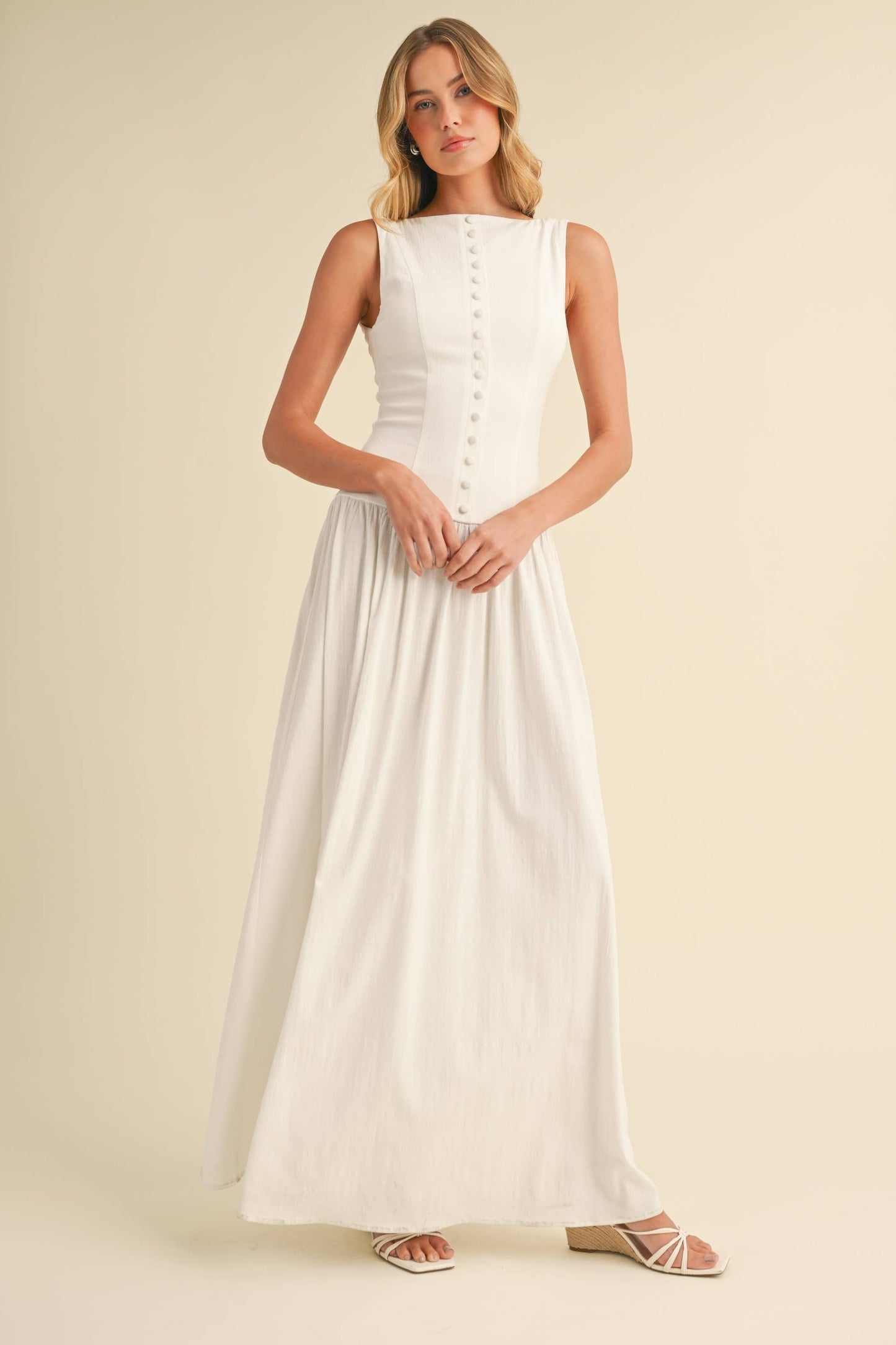 Seraphina Line Drop Waist Dress