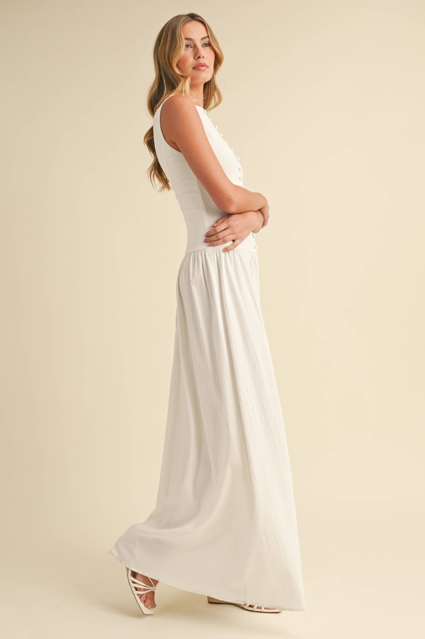 Seraphina Line Drop Waist Dress