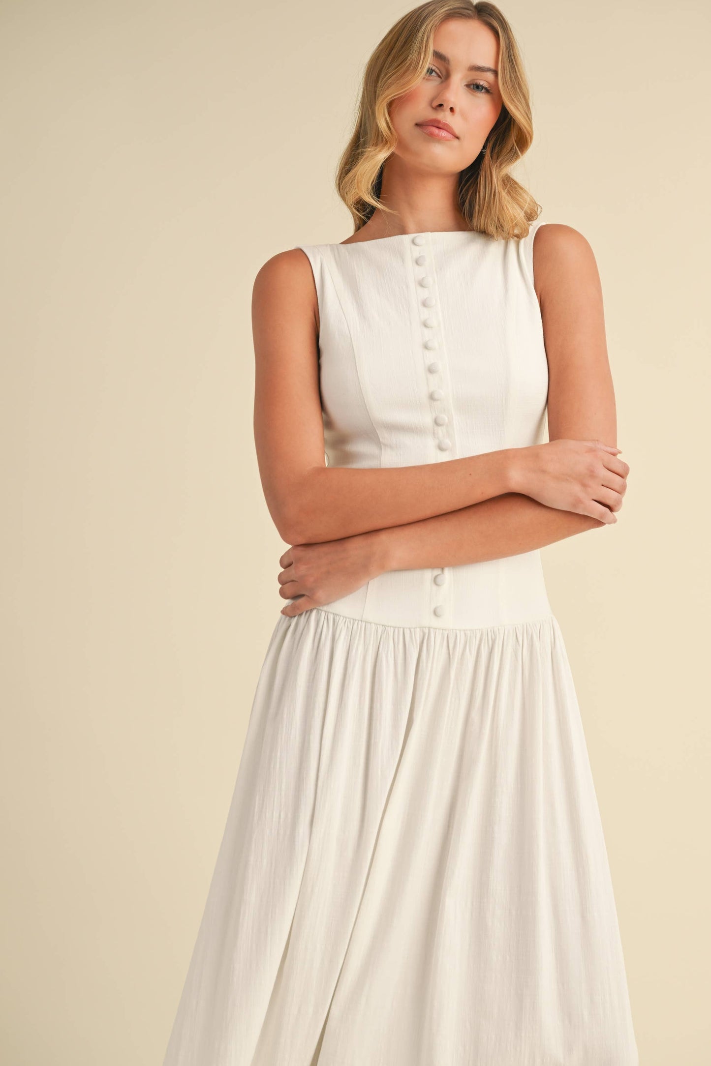 Seraphina Line Drop Waist Dress